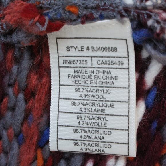 BB Dakota Shawl That Striped Open Cardigan S - Picture 10 of 12